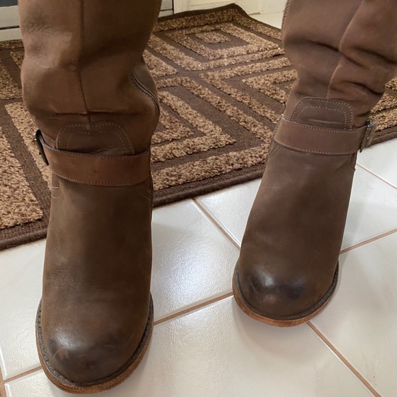 Steve Madden brown suede boots - Picture 2 of 6